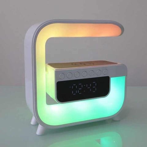 LAMPARA ATMOSFERICA TIPO G LED CON CARGADOR Y BOCINA